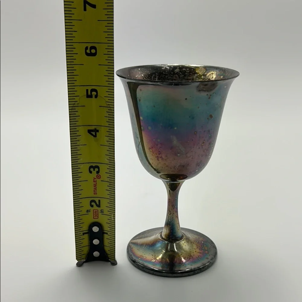 Vintage Sheridan EPS Chalice Goblet Stem Footed 5.4inch Tall